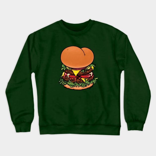 Aspergers Assburger Crewneck Sweatshirt by Baschz Leeft